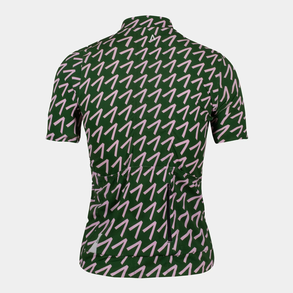 Velotrikot-Jersey-Alfonsina-Grün-Il Diavolo-Hinten
